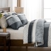 Finlonte Queen Comforter Set, Striped Queen Comforter Bedding Set, Cotton