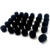 (TUISKU) Microphone Sponges Black Windshield 30 Pcs Set Income Pin