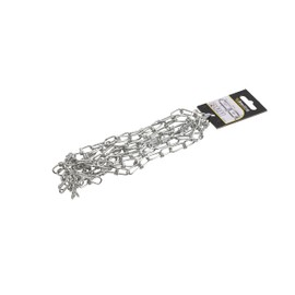 Sterling KZ24L2 Knotted Chain, Bright Zinc, 2.4mm x 2m
