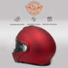 Milwaukee Helmets MPH9827DOT Cypher Flat Red Advanced Motorcycle Modular Helmet