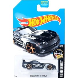Hot wheels Dodge Viper SRT10 ACR - Nightburnerz 8/10 (Black) (Kmart Exclusive)