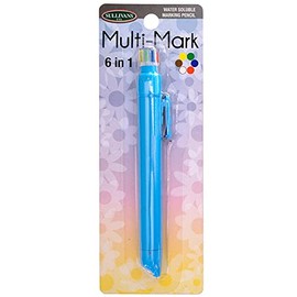 Sullivans Multi-Mark 6 In 1 Water Soluable Marking Pencil - Blue