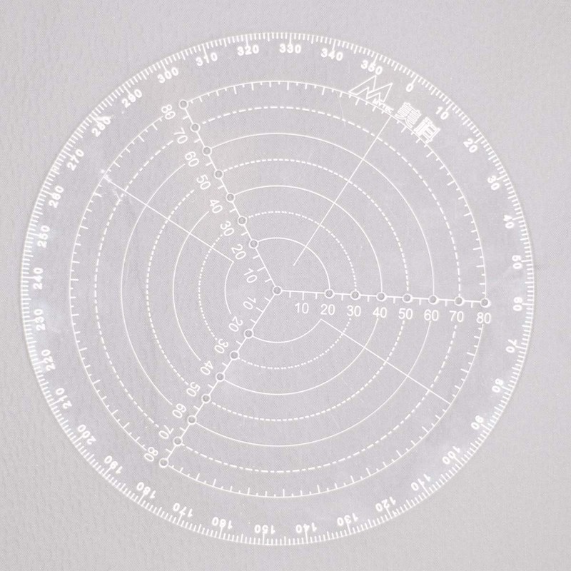 Center Finder Tool Woodworking Compass Central Scan Tool Transparent Acrylic