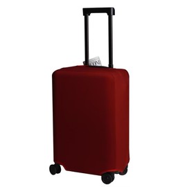 ryokokit Suitcase Cover Luggage Protector, Durable,Convenient Large Pocket for Stress-Free Travel Experience Wine for 26inch[Fit25~26inch]