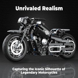 OQMI Motorcycle Building Set for Adults, Technic Car Building Blocks for Adults, Build A Model Motorcycle, Collectible Toy for 14 15 16+ Years Old Boys, Teenage Boys Gifts on Birthday (458PCS)
