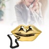 Electroplating Golden Lip Shape Telephone with Telephone Line for Home