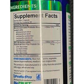 60ct BioTRUST Pro-X10 Advanced Probiotic & Gut Health Formula immune MFG 11/2022