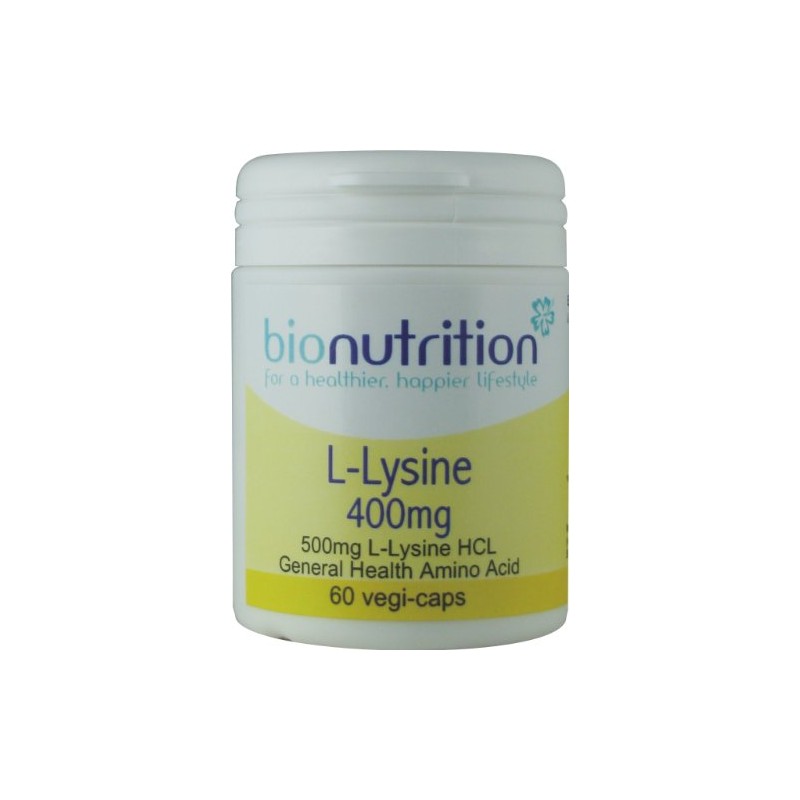 Bio Nutrition L-Lysine 400mg : General Well-Being Amino Acid :