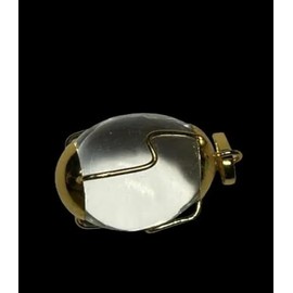 Shivling Crystal with Golden Cap | Shivling with Kala Dhaga | Lord Shiv Shivling for Men and Women Kavach for Spiritual Protection (Pack of 1)