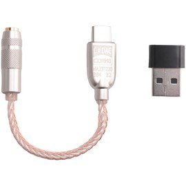 RESFNSE Type-C to 3.5mm HiFi Audio Adapter - CX31993 & MAX97220 Dual Chip - 32Bit/384KHz PCM - USB Sound Card for Desktop, Laptop, Gaming Console & More