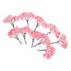 Ipetboom 10pcs Miniature Tree Pink Flower Decoration with Cherry Blossom