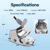 VIVOHOME Electric Ice Crusher Shaver Dual Blades Snow Cone Maker