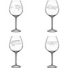 MIP Set of 4 Wine Glass Goblet Aviation Airplanes (20 oz Jumbo)