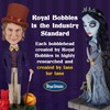 Royal Bobbles Wednesday Thing with Moving Fingers - 6” D