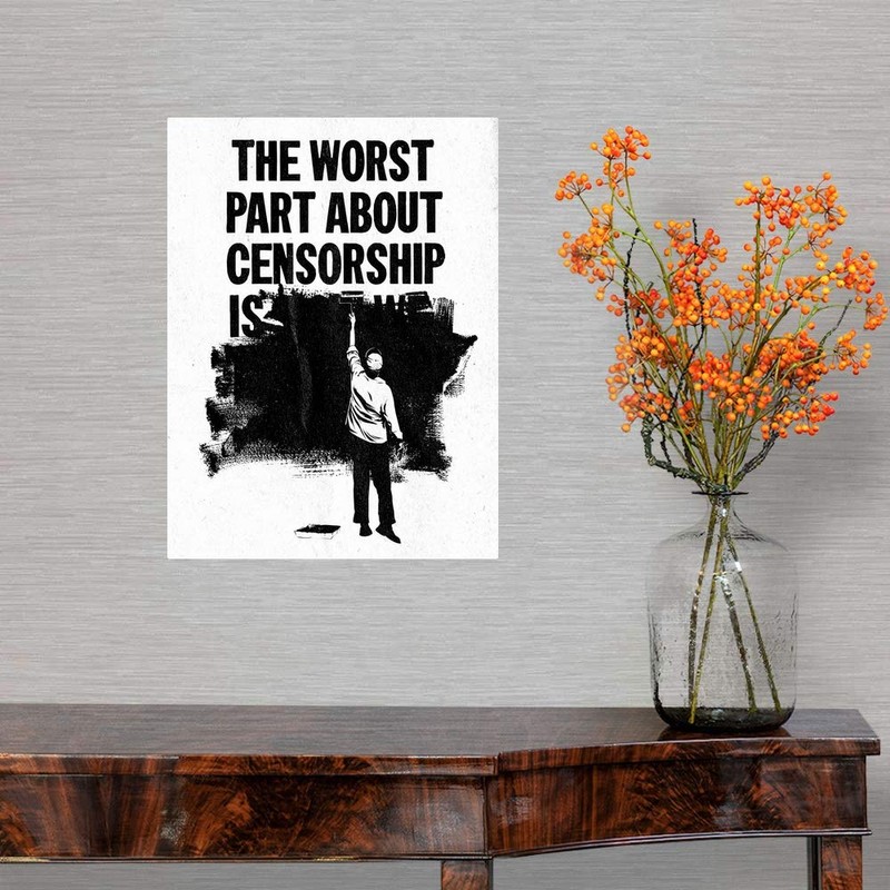 CANVAS ON DEMAND Blackout Wall Decal, Artwork