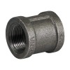 FixtureDisplays 1/2" Black Malleable Iron Straight Left/Right Coupling Reverse Opposite Thread