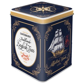 Nostalgic-Art Retro Tea Canister 100g Traditional English Teas - Gift Idea for Tea Lovers Storage for Loose Tea and Tea Bags Vintage Design