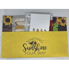Sunflower Gift Set - Gift for Her | Mom Gift Box | Friendship Gift | Nail Wraps Gift Sets