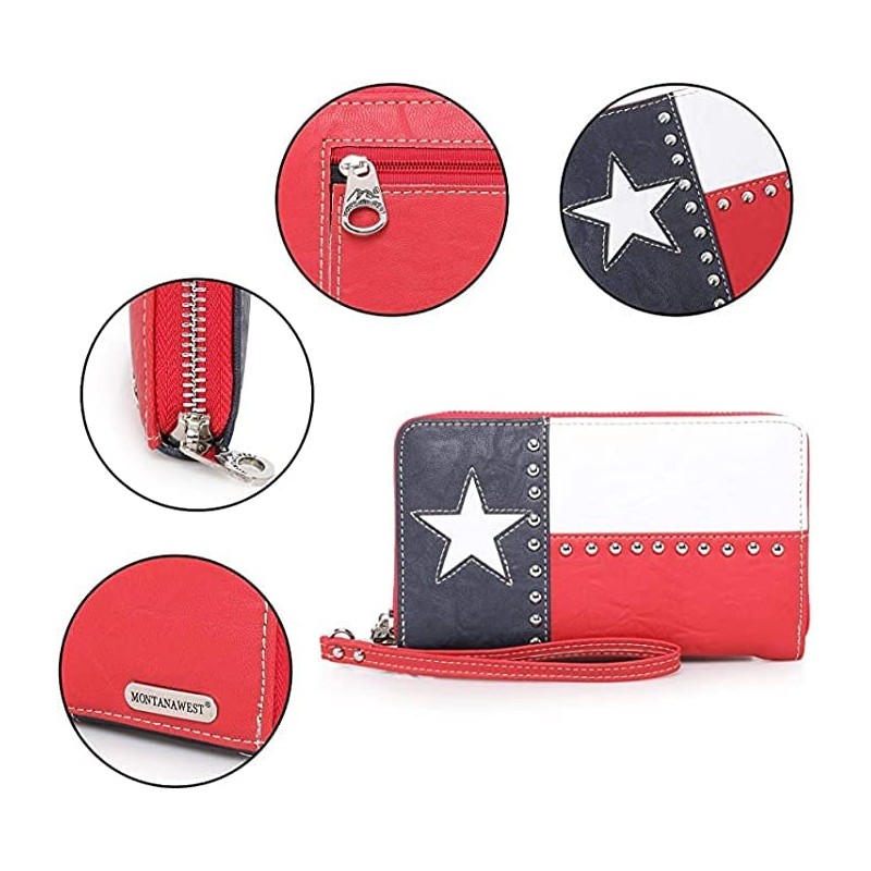 Montana West TX-W003K Texas Pride Collection Wallet