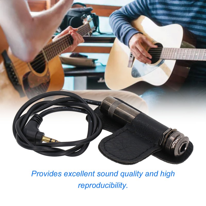 Acoustic Guitar Pickup Transducer Metal Accessory Replacement for String Instrument