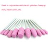 20 Pieces Abrasive Stone Set, 5mm Bullet Grinding Head Rotary