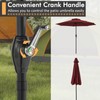 Tangkula 8.5 FT Outdoor Patio Umbrella, Modern Table Umbrella with