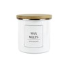 Minimalist Range Wax Melts Storage Canister - White Metal Enamel