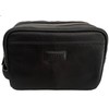 OSPREY London Leather Wash Bag, Men's, Black, 26 x 14