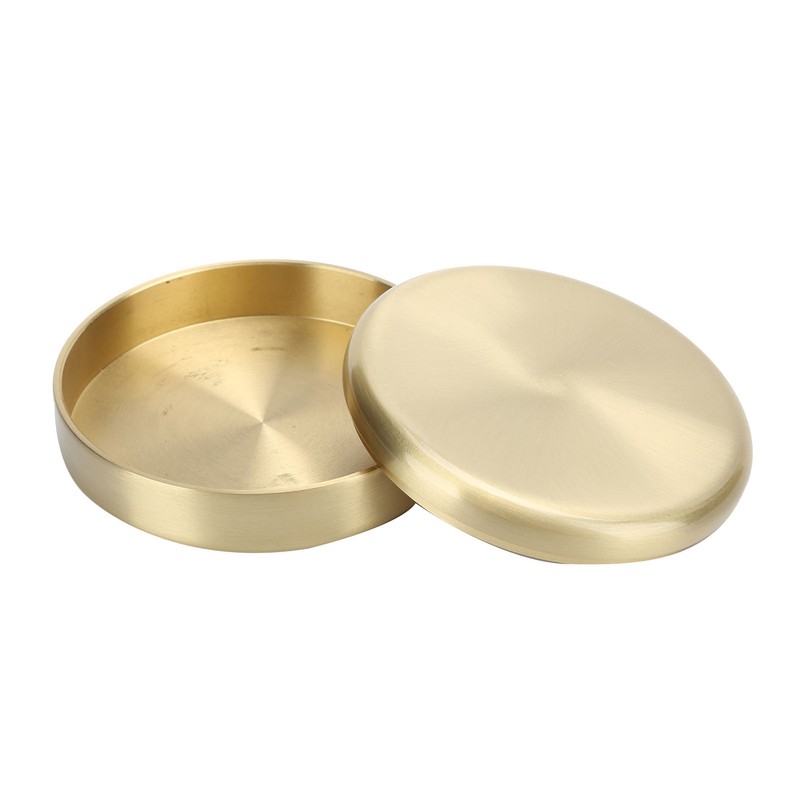 Watch Oil Jar Copper Watch Movement Cleaning Maintenance Pot Round