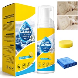 Powerful & Multipurpose Car Interior Foam Cleane，Limpiador de espuma potente y multiusos para interiores de automóviles,limpia eficazmente el interior de los coche, cocinas, baños y tapicerías de sofá