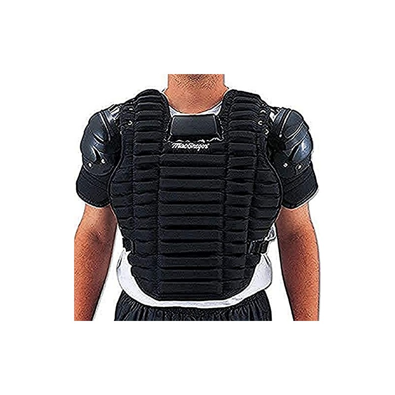 Macgregor Umpire's Inside Chest Protector , Black, 18.8 x 10