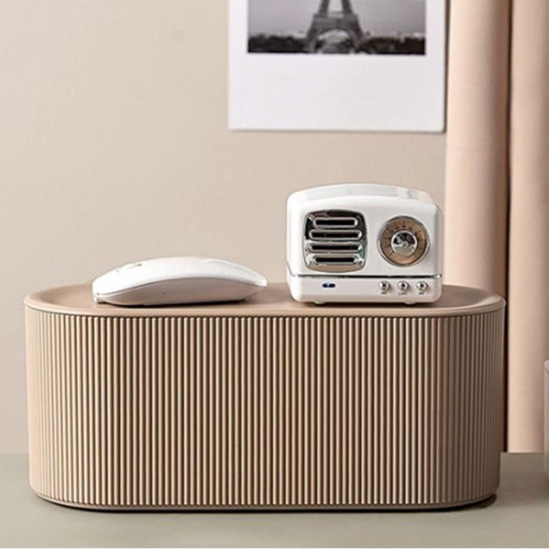 Efficient Cable Organiser Box, Multipurpose Cable Management Box with Lid,