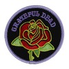 C&D Visionary Application Grateful Dead Rose with Logo Patch ,