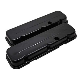 Cobra-Tek Fits 1965-95 Chevy BB Big Block 396-427-454-502 Short Steel Valve Covers Black