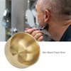 Men Beard Soap Bowl Ti Plated Foaming Cream Bowl Facial