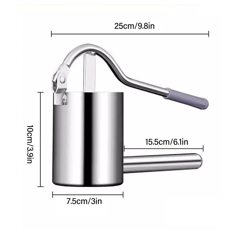 Manual Noodles Press Machine Household Stainless Steel Multifunctional Pasta Noodle