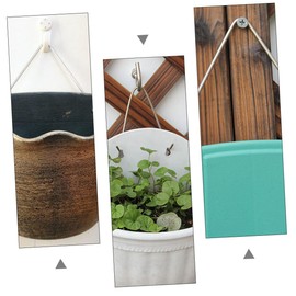 Ciieeo 10pcs Shape Stainless Steel Wall Hooks Hanger Bracket for Flower Baskets Space Saving Wall Planter Hanger Hook and Easy to Install for Hanging Plants and Decor