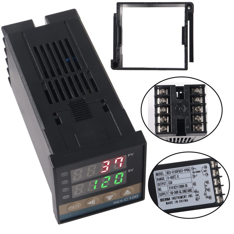 Digital PID Temperature Controller REX-C100 PID Thermostat Temperature Controller Digital
