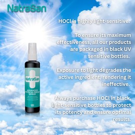 NatraSan Hypochlorous Spray – Prevents Breakouts, Reduces Redness & Irritation, Soothes & Protects. Alcohol-Free, Hydrating & Suitable Sensitive Skin (3.4 FL. OZ)