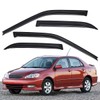 Lightronic WV94620 Outside-Mount Side Window Visor Deflector Rain Guard, Dark