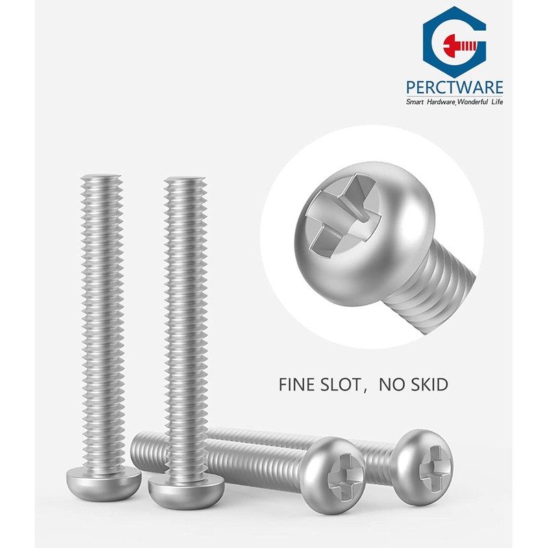 M3 (3mm x 8mm) Phillips Pan Machine Screws (Bolt) -