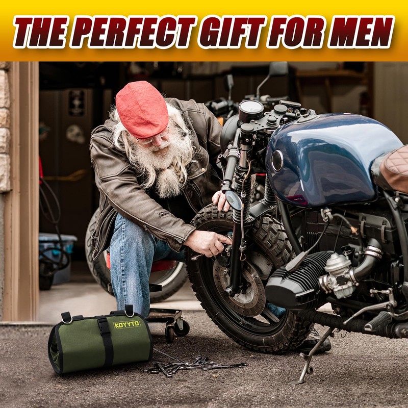 Premium Tool Roll up Bag - Heavy Duty Small Tool