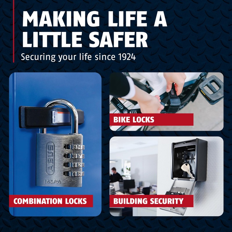 ABUS 24IB/70 Diskus Storage Padlock with 2 Keys for Outdoor,