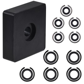 Keadic 10 Set Impact Wrench Retainer Rings with O-Ring, 1/2” 3/8" Impact Retaining Ring Clip Friction Rings with Retainer Ring Anvil Install Tool for Electric/Pneumatic Type