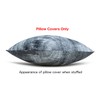 TreeWool Decorative Cushion Cover (60 x 60 cm, Black) Brush