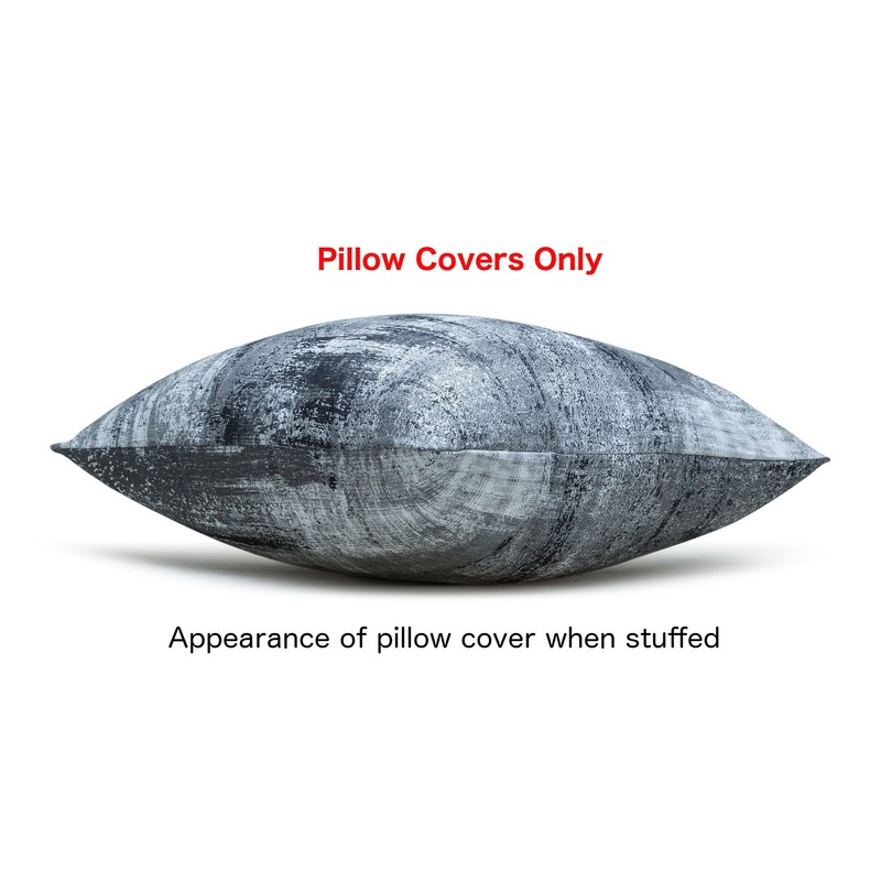 TreeWool Decorative Cushion Cover (60 x 60 cm, Black) Brush