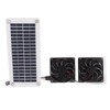 Solar Powered Fan 50W Light Portable Multi Purpose Strong ABS