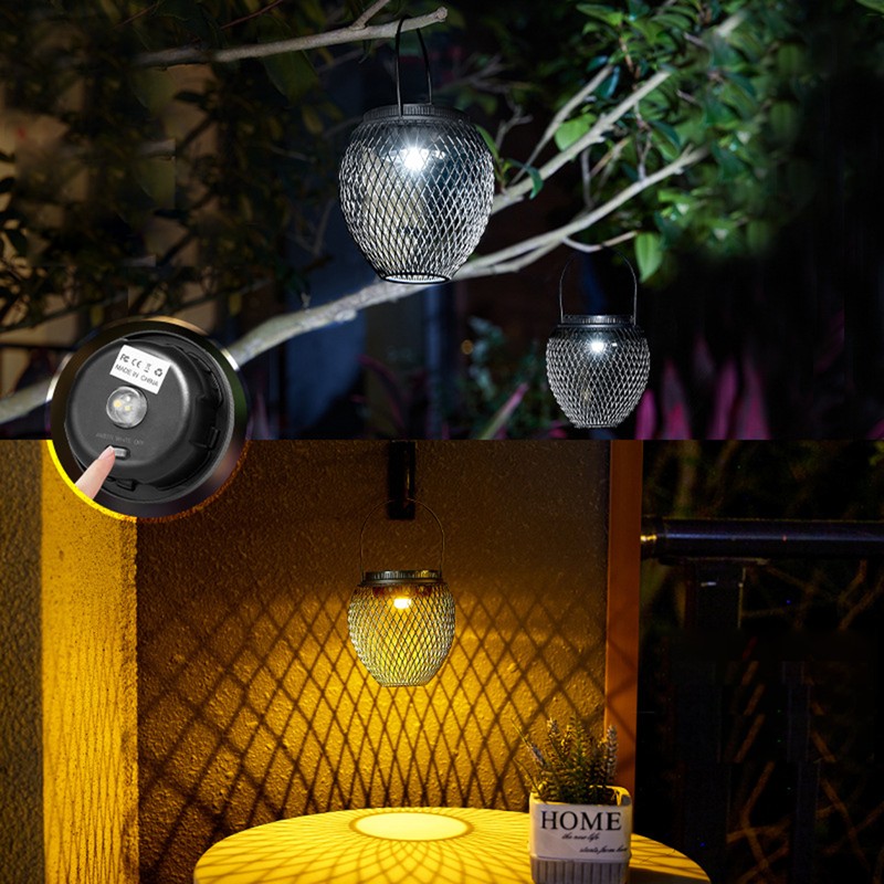 Solar Lantern Outdoor Solar-powered Pendant Light Garden Courtyard Landscape Light