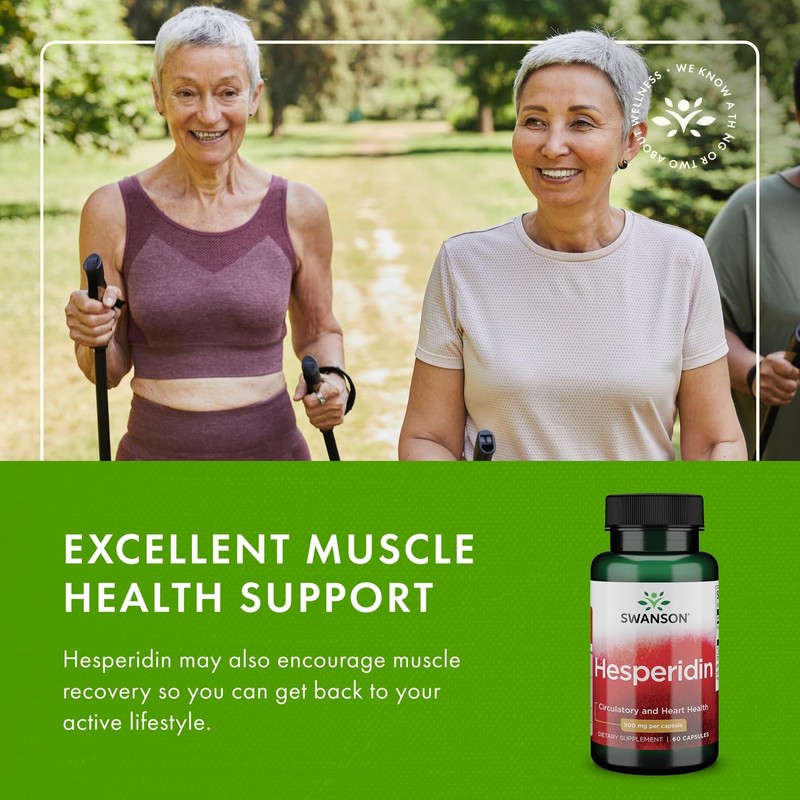 Swanson Hesperidin - Citrus-Derived - Cardiovascular & Hearth Health Support-