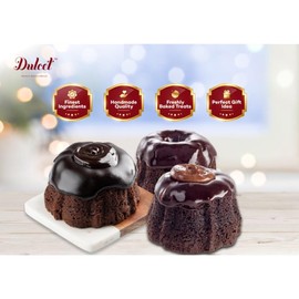 Dulcet Gift Basket Heavenly Classic Baked Goods with Brownie and Cookies for all Occassions Idea for Mom, Dad, Son, Daughter, Siblings, Friends & Co-workers